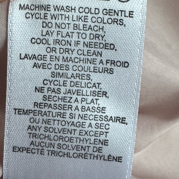 H by HALSTON Primrose Pink Flutter Sleeve Mini Dress | Wrap Surplice Ruffles 2 - Picture 5 of 8